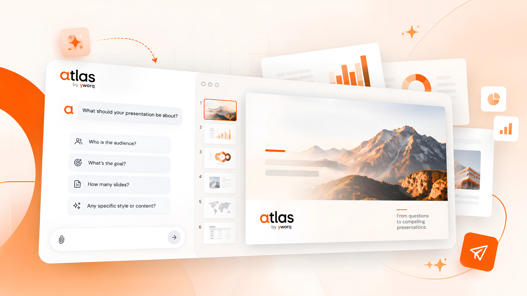Yworq Atlas Now Creates Presentations: The AI Slide Generator That Asks Before It Builds